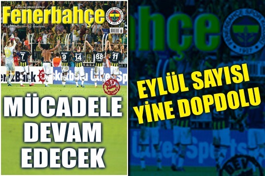 Eylül Sayısı Bayilerde