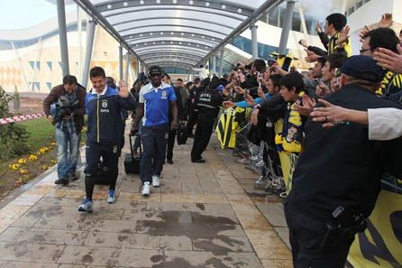 Fenerbahçemiz  Sivas’ta Coşkuyla Karşılandı