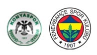 Atiker Konyaspor 0-1 Fenerbahçe