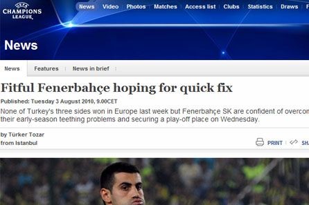 ‘’Fenerbahçe Hızlı Bir Düzelmeyi Hedefliyor’’